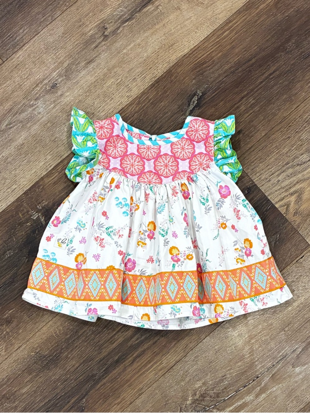 Wildflowers Floral Tunic Dress Spring Summer Outfit Play 18m